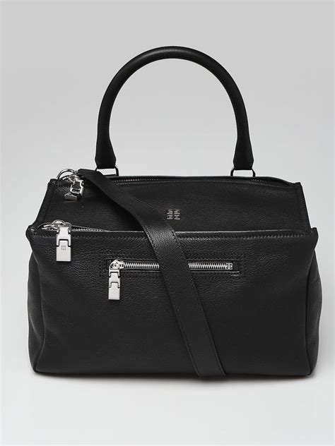 givenchy pandora medium black goatskin|GIVENCHY Sugar Goatskin Medium Pandora Black.